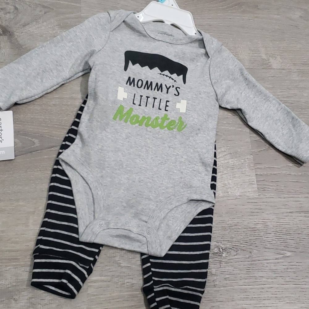 Carter's Halloween outfit mommy's little monster